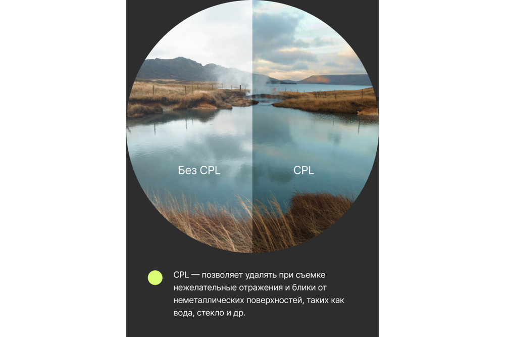 Фильтр поляризационный RayLab CPL 62mm