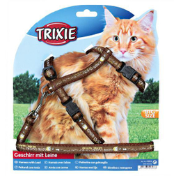 Trixie Шлейка Premium с поводком 34-57см/13мм для крупных кошек 41893