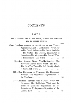 Absolute key to occult science. The tarot of the Bohemians. The most ancient book in the world. For the exclusive use of initiates | Papus