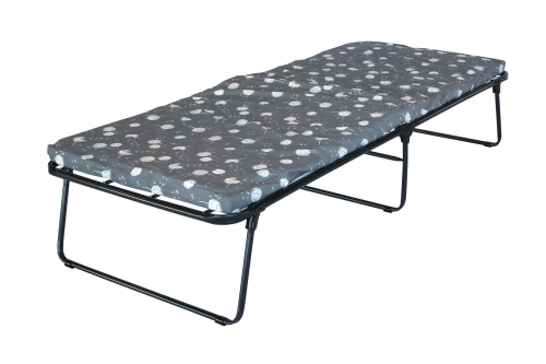 Кровать -тумба Дакота (аналог Отдых с4) арт.с1250 (цвет ткани серый рис.одуванчик