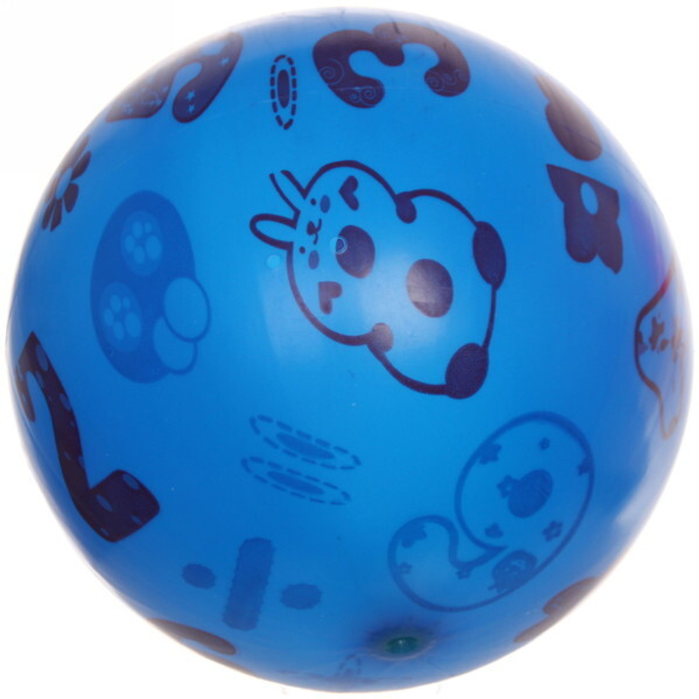 Мяч 22 см «Цифра» (50гр), микс