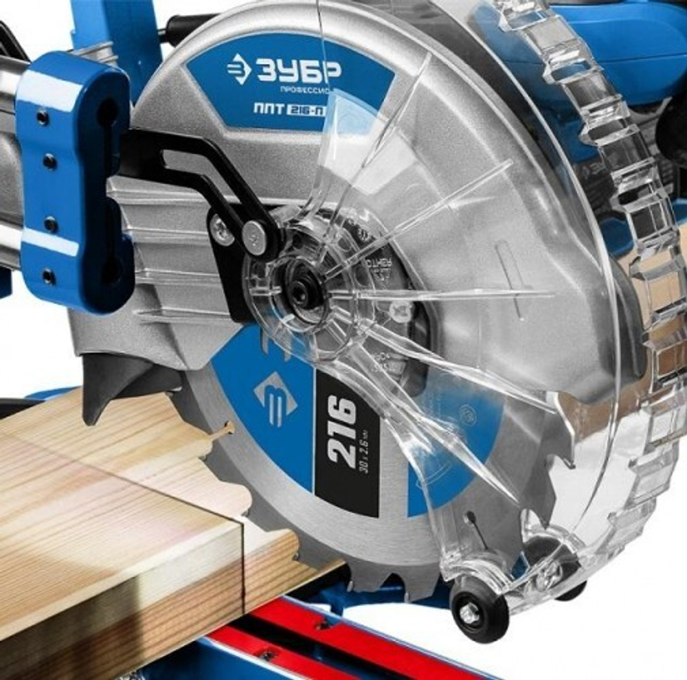 Пила торцовочная сетевая ЗУБР ППТ-216 с протяжкой Профессионал ППТ-216-П