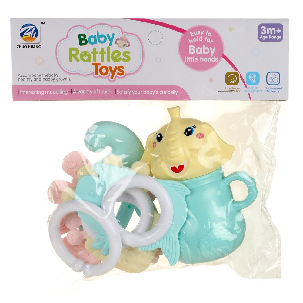 Набор погремушек 6шт, пакет ZY1645753