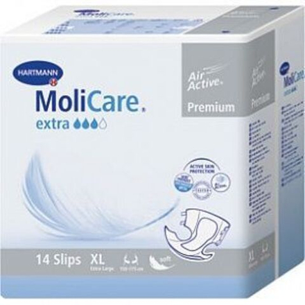 MoliCare Premium extra soft - Моликар Премиум экстра софт - Воздухопроницаемые подгузники: размер XL  14 шт.