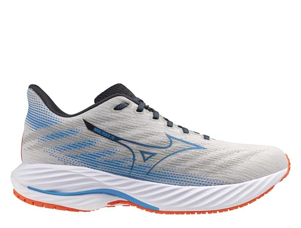 Кроссовки для бега мужские Mizuno Wave Rider 28 Бело-Синие