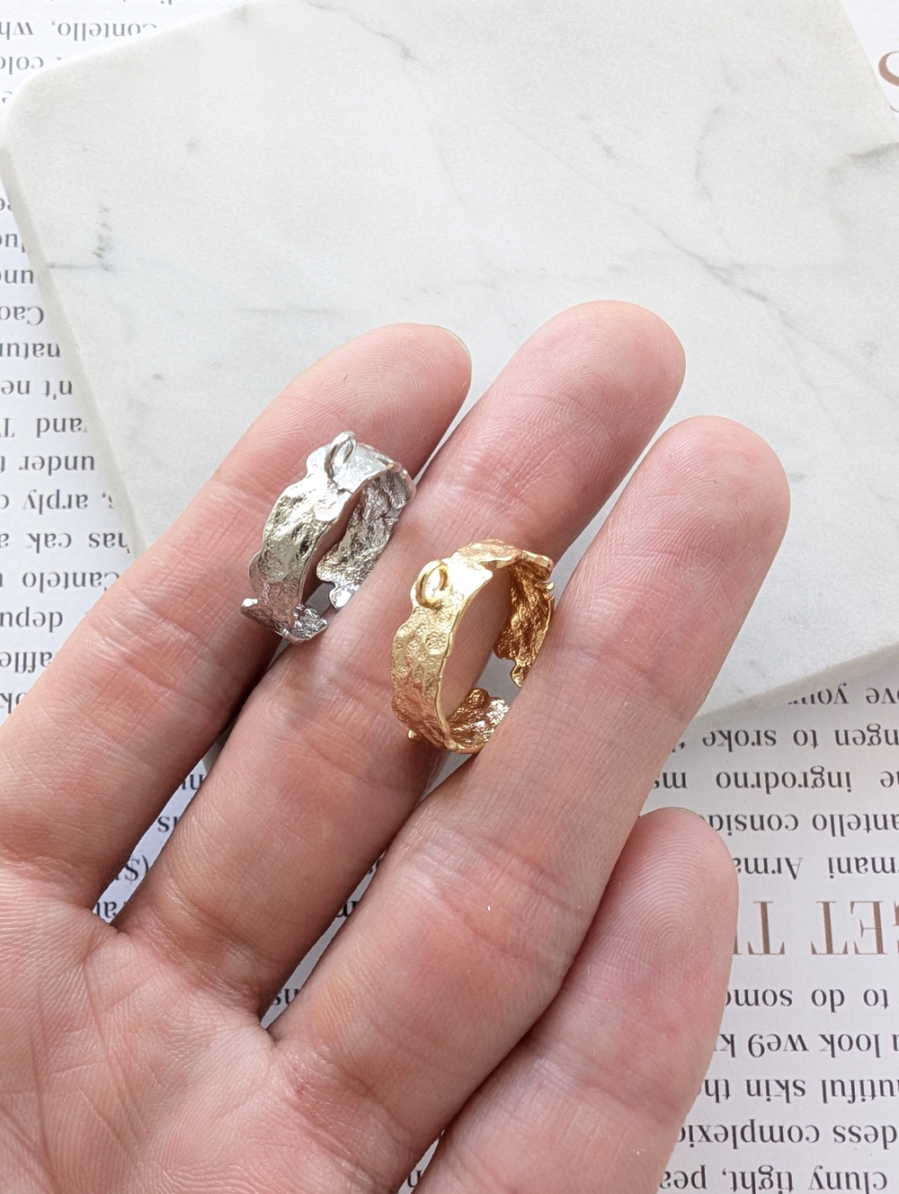 Кольцо основа с петелькой