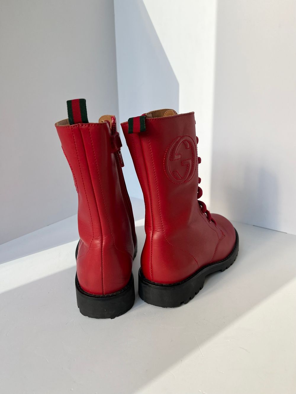 Кожаные ботинки Gucci, 27