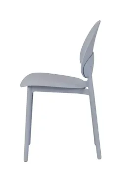 "Апероль" стул пластиковый, цвет серый