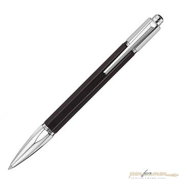 Шариковая ручка Carandache Varius Ebony Silver Plated (4480.086)