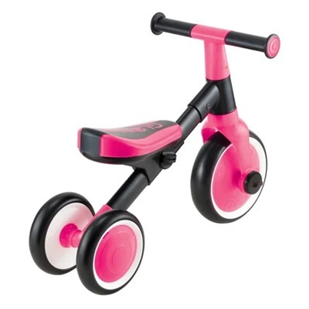 Трёхколёсный велосипед-беговел Globber Learning Trike 2 в 1 Fuchsia