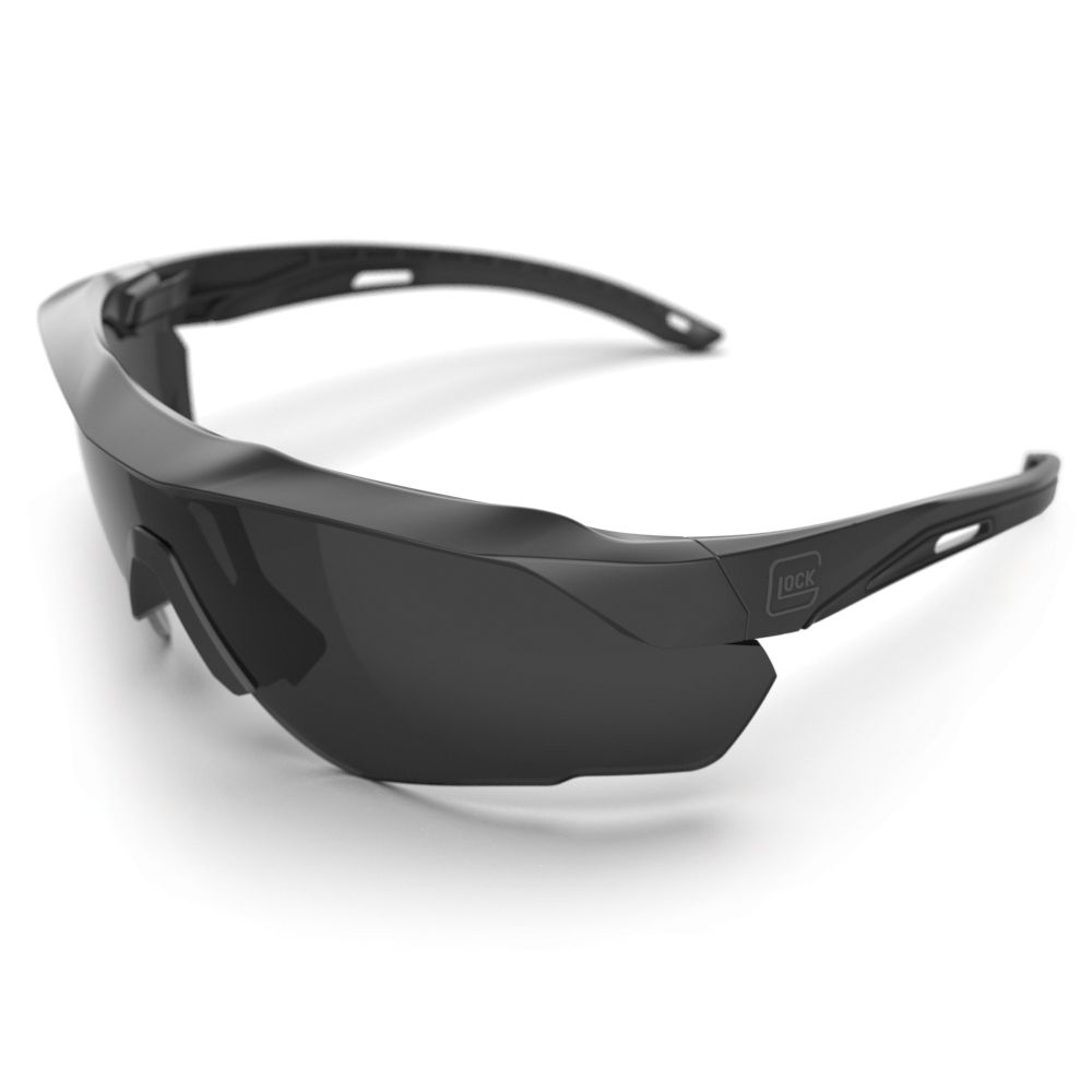 Очки стрелковые Glock Crossover Tactical Glasses Smoke Lens Black Frame