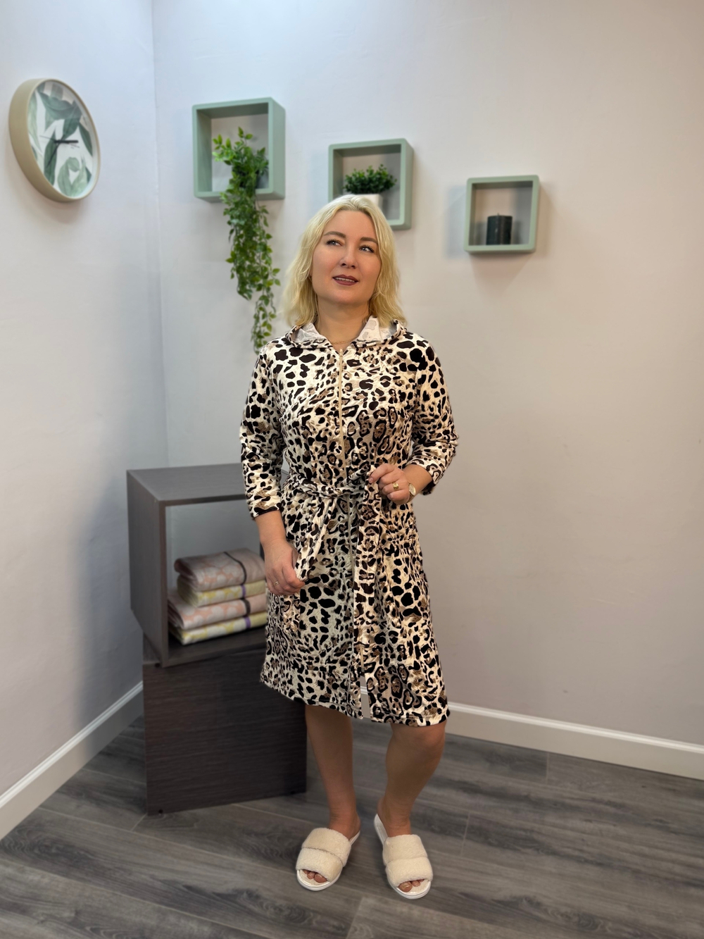 Халат женский "Марина В.П" молния (75)