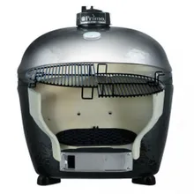Керамический угольный гриль Primo Oval 200 Junior All-In-One, 34х47 см, с ножками и столиками