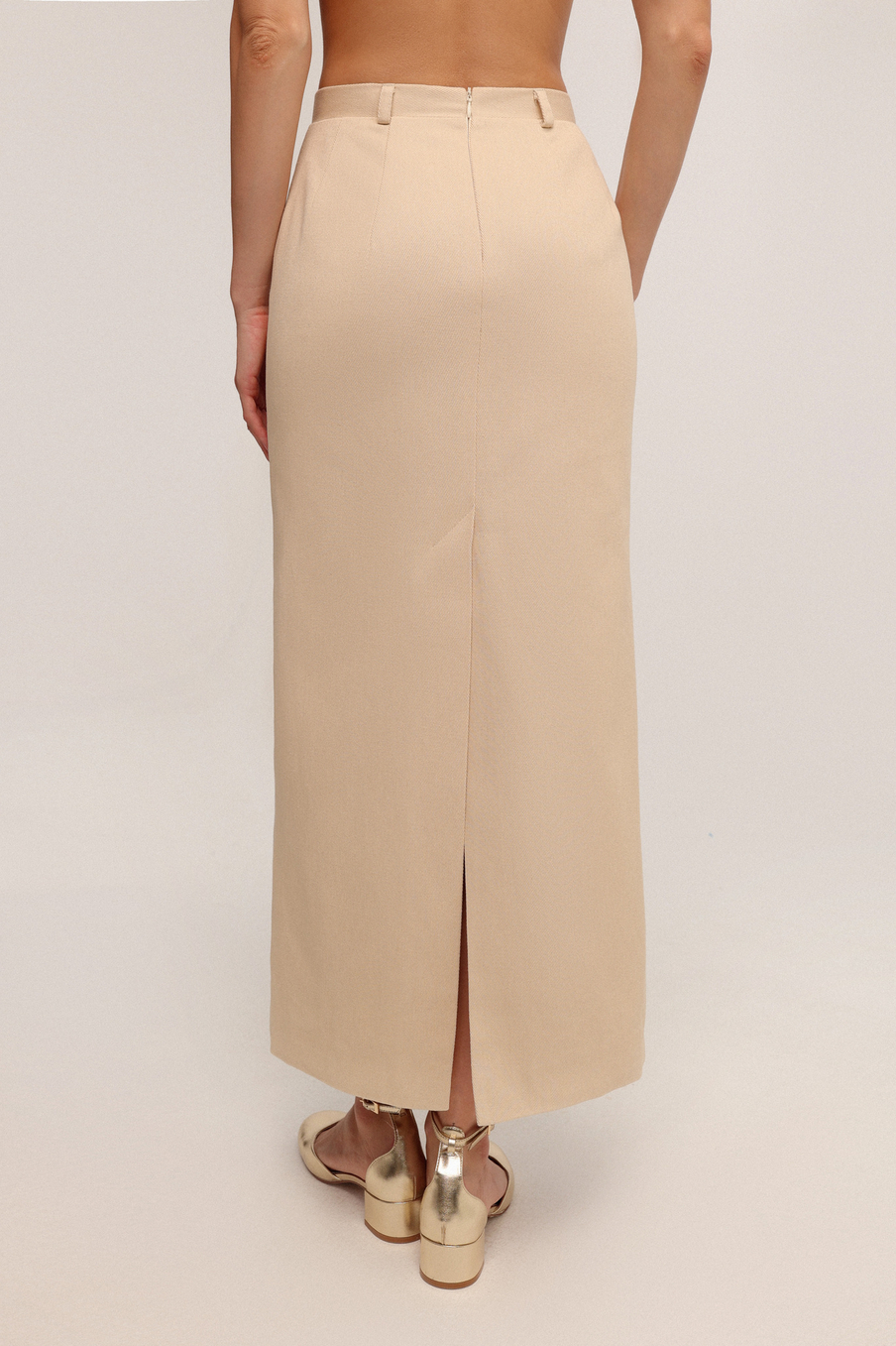 Юбка миди из денима