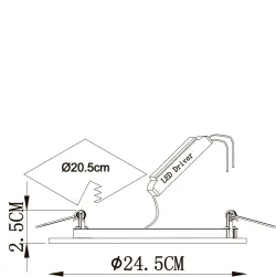 Встраиваемый светильник Arte Lamp