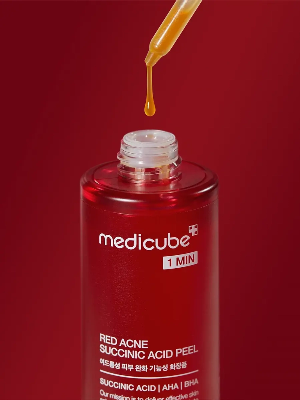Medicube Сыворотка-пилинг с янтарной кислотой против акне и пигментации Red Acne Succinic Acid Peel 40 гр