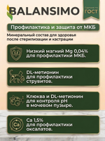 Сухой корм для стерилизованных кошек и кастрированных котов холистик Balansimo Holistic Sterilized Adult Cat индейка с ягодами 2кг