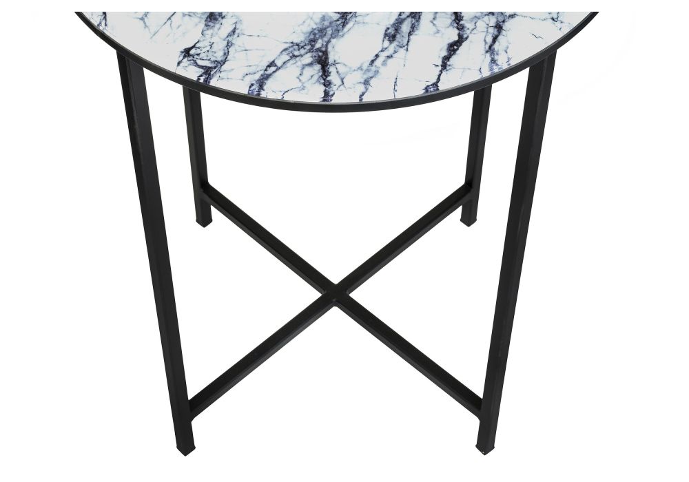 Журнальный столик Волопас 48х60 белый мрамор