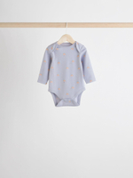 Боди с длинным рукавом для малышей Next N95-305, 5 шт., Белый, Розовый, Салатовый