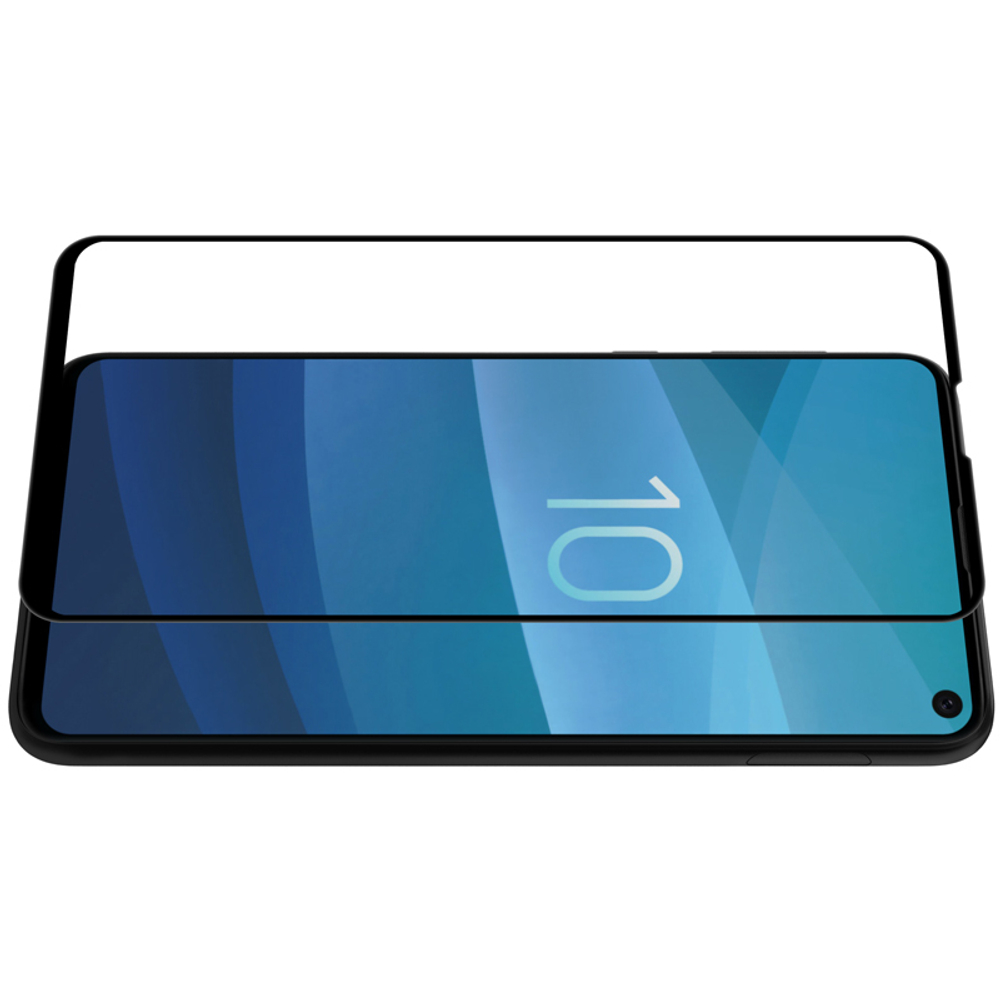 Защитное стекло 6D с олеофобным покрытием для Samsung Galaxy S10e (SM-G970F), черные рамки, G-Rhino