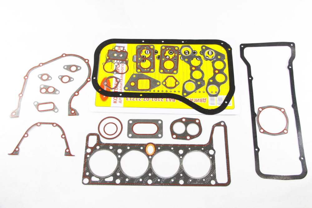 Набор прокладок двигателя ВАЗ 21011 (полный) "БЦМ" с герметиком