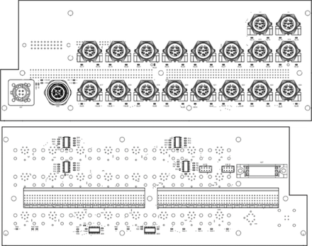 Плата ввода-вывода коммутатора