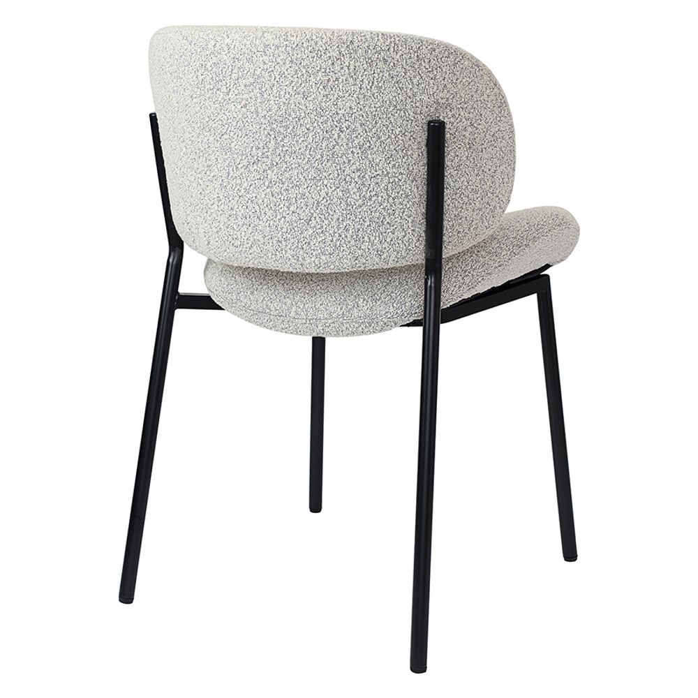 Стул Embrace, букле, светло-серый