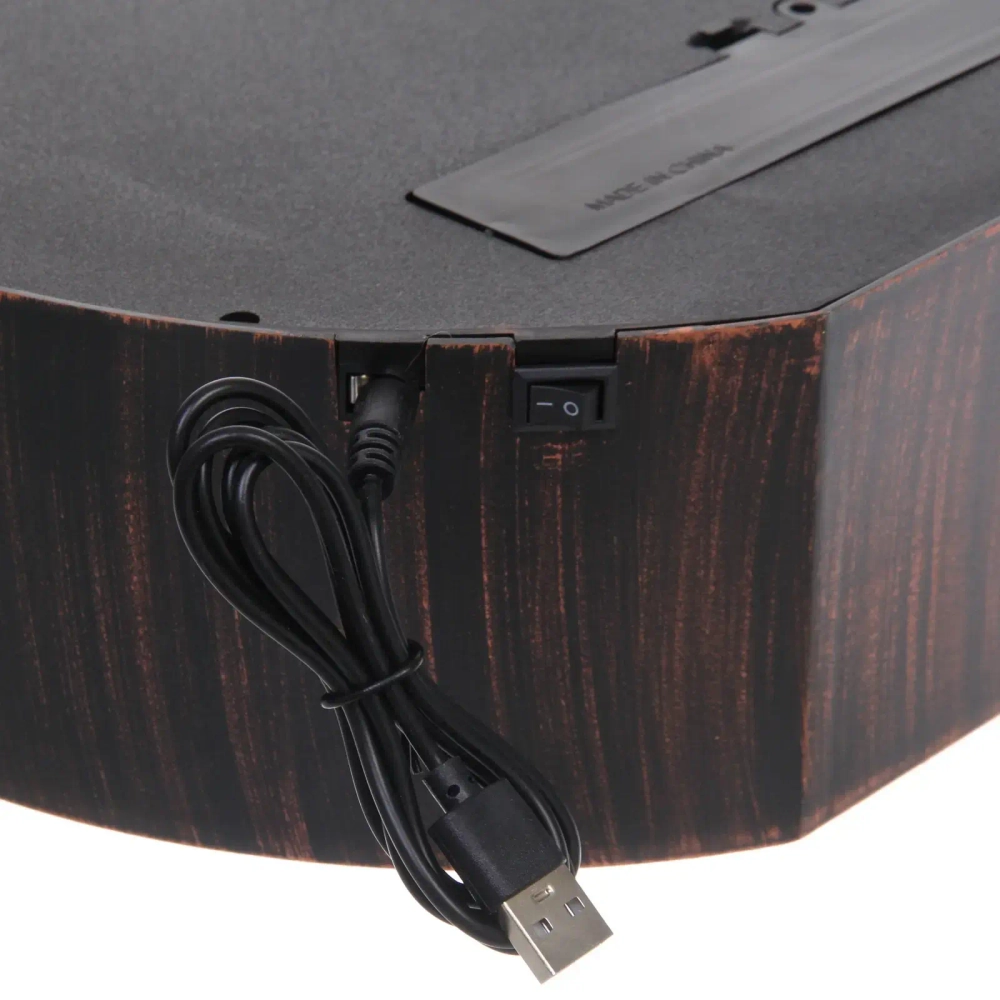 Сувенир с подсветкой «КАМИН - Огненный шар» 30,5*9,3*29 см (питание от USB и батареек)