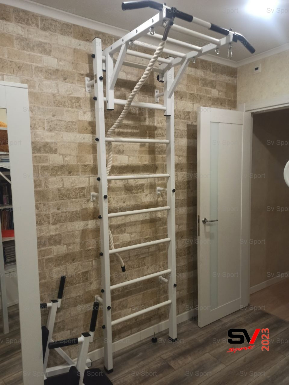 Монтаж шведской стенки Sv Sport в бетонные, кирпичные стены