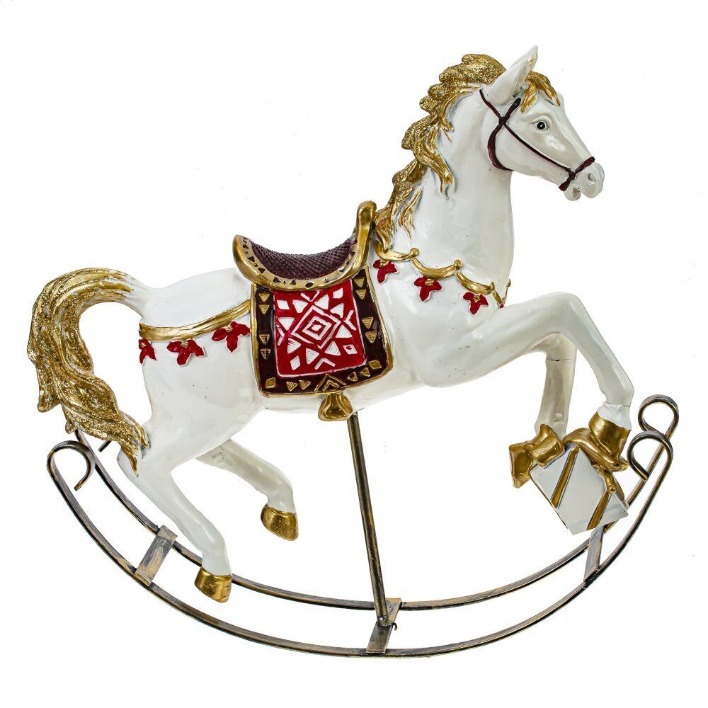 GAEM Фигурка декоративная "Лошадка-качалка", L26 W6 H24 см, 2в.