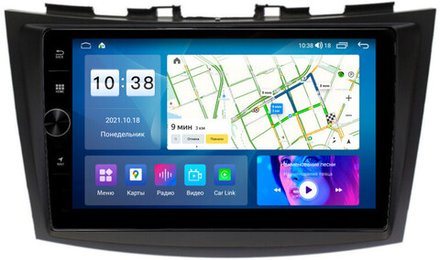Магнитола для Suzuki Swift 2011-2015 - Parafar PF054LHDAV на Android 12, ТОП процессор, 3Гб+32Гб, CarPlay, 4G SIM-слот