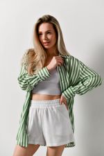 Блузка (рубашка) Тропический рай-2 Виотекс ЗЕЛЁНЫЙ