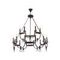 Подвесная люстра Crystal Lux Suerte Brown SP12+6