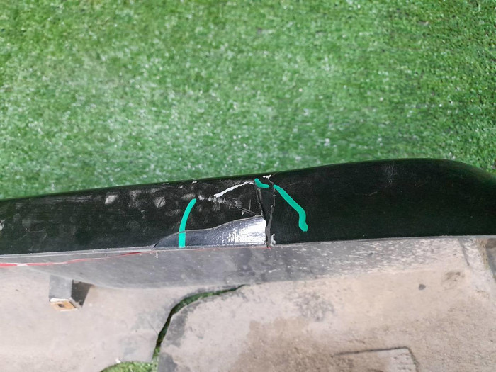 Юбка заднего бампера Lexus LX 3 (15-23) Superior