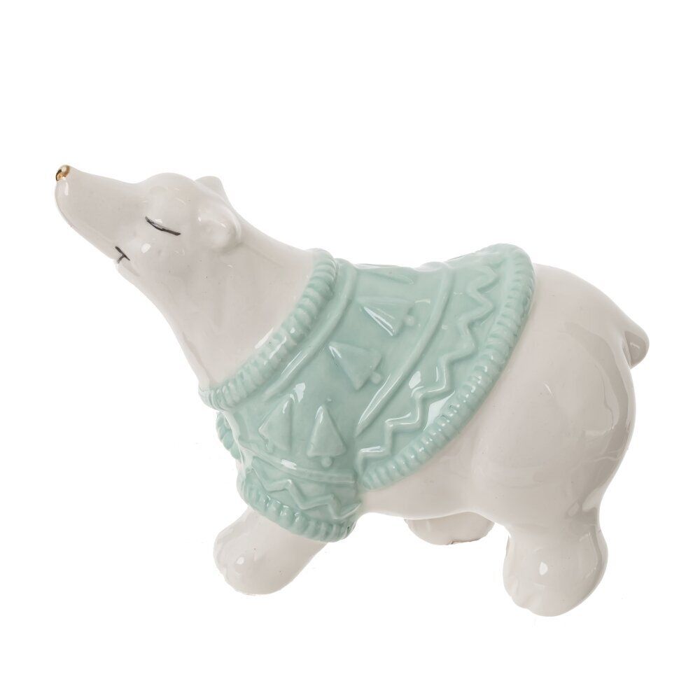 GAEM Фигурка декоративная "Белый медведь", L10,5 W5 H7 см