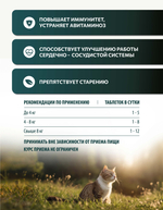 Vita+ мультивитаминное лакомство для кошек Крепкий иммунитет, 90 таблеток