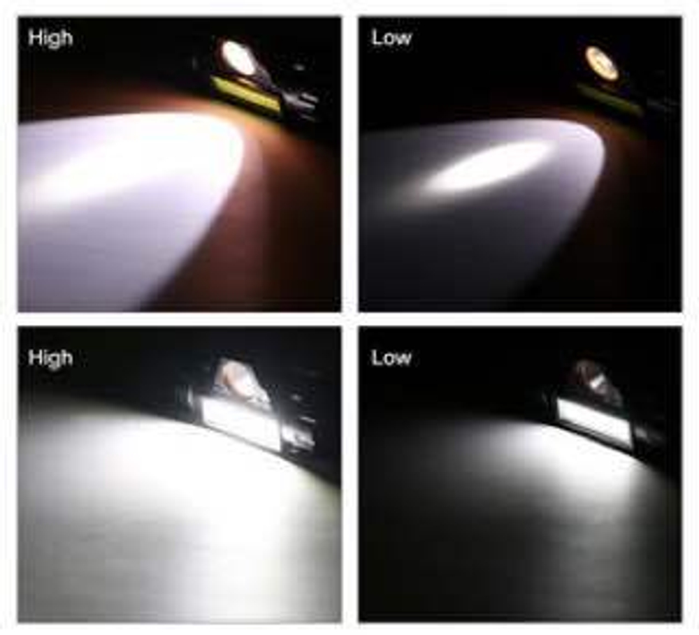 Фонарь налобный / двойной свет