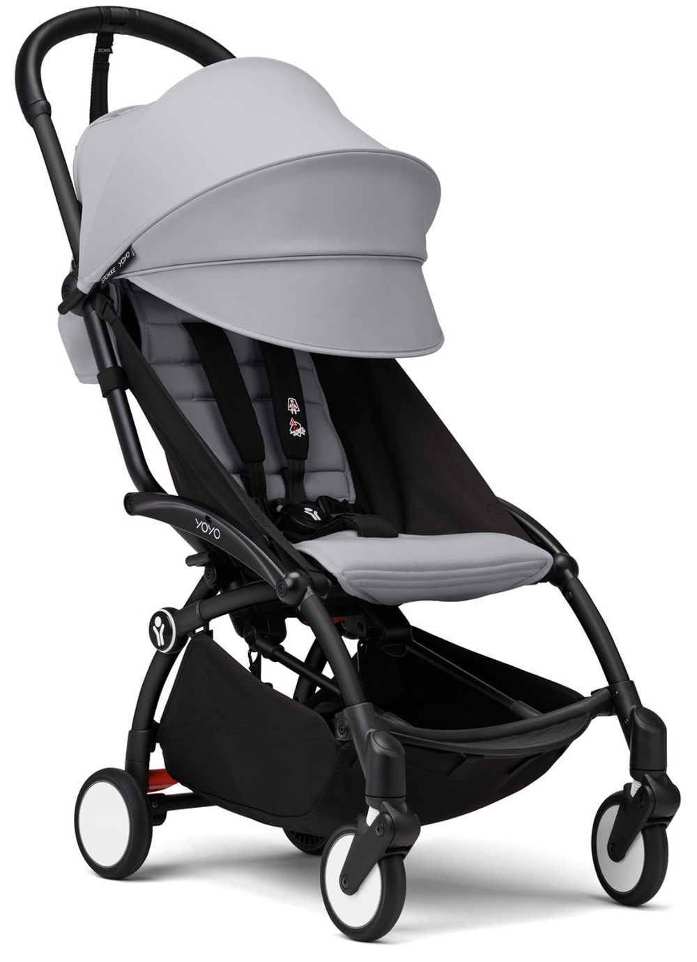 Коляска Stokke YOYO3 Newborn Pack рама чёрная Black 2 в 1 Stone