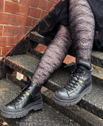 Стильные колготки с рисунком в виде сети паука (Размер: S-M-L) (Цвет: черный)