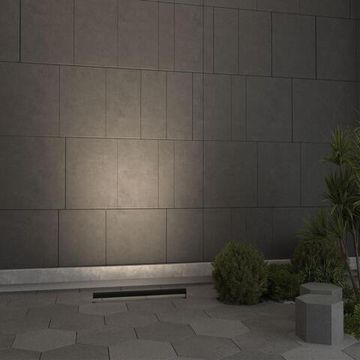 7040/10WL NATURE ODL25 679 черный/металл Фасадный поворотный на 180° светильник IP65 LED 14W 3000K 24° 759Лм AC220-240V GRAZE