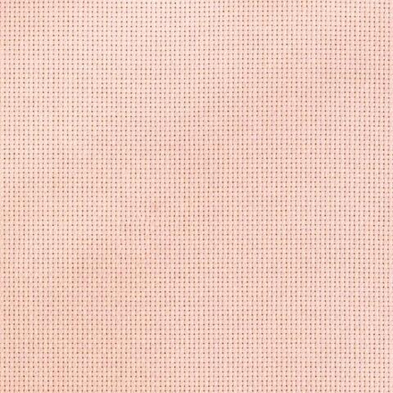 Канва "Gamma" Aida №14, 100% хлопок, ширина 150 см, цв.св.розовый