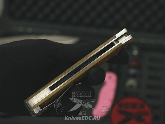 Складной нож якут Steelclaw Саха c клинком из стали D2, рукоять дерево