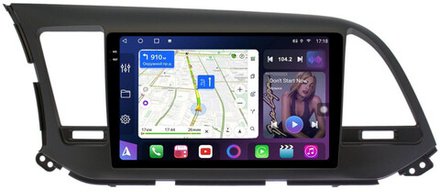 Магнитола для Hyundai Elantra 6 2016-2018 (штатная КЗВ, рамка тип 2) - FarCar 7065F2B монитор 9.5" 2K QLED на Android 13, ТОП процессор, CarPlay, 4G SIM-слот