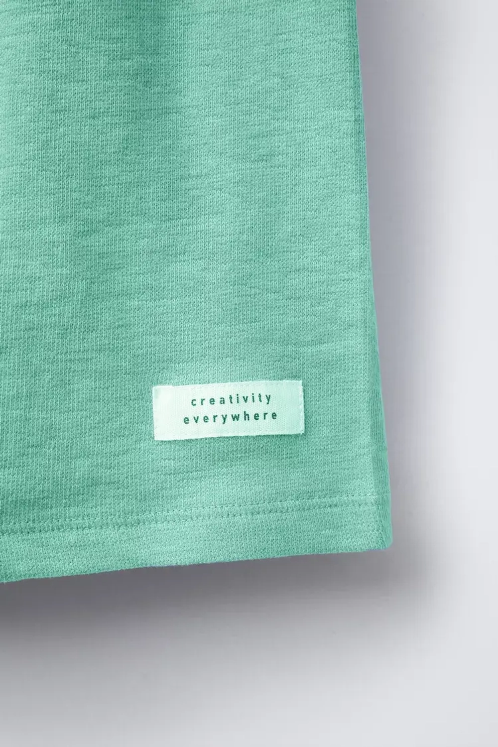 ZARA ОДНОТОННАЯ ПИЖАМА С ФУТБОЛКОЙ И ШОРТАМИ, ЗЕЛЕНЫЙ