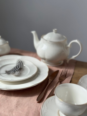 Тарелка 27 см, фарфор, "Aristocrat-Gold". Noble