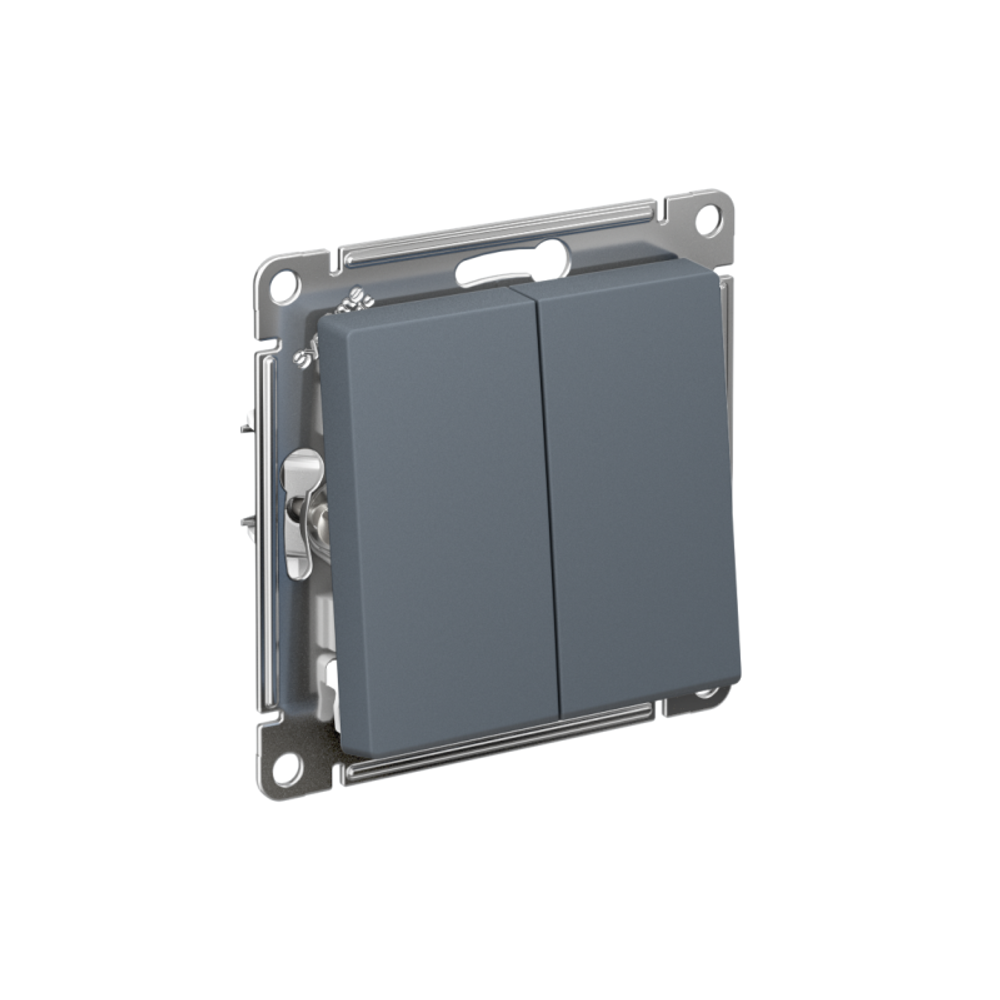 Выключатель 2-кл. AtlasDesign (сх. 2) 10А с самовозвратом механизм грифель SE ATN000717 Выключатель 2-кл. AtlasDesign (сх. 2) 10А с самовозвратом механизм грифель SE ATN000717