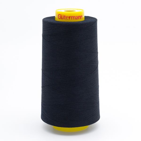 Нитка Gutermann Mara 150 (5000 метров), 1 боб., особо тонкая | 665 сине-черный