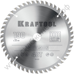 KRAFTOOL PRECISION 190х20мм 48Т, диск пильный по дереву
