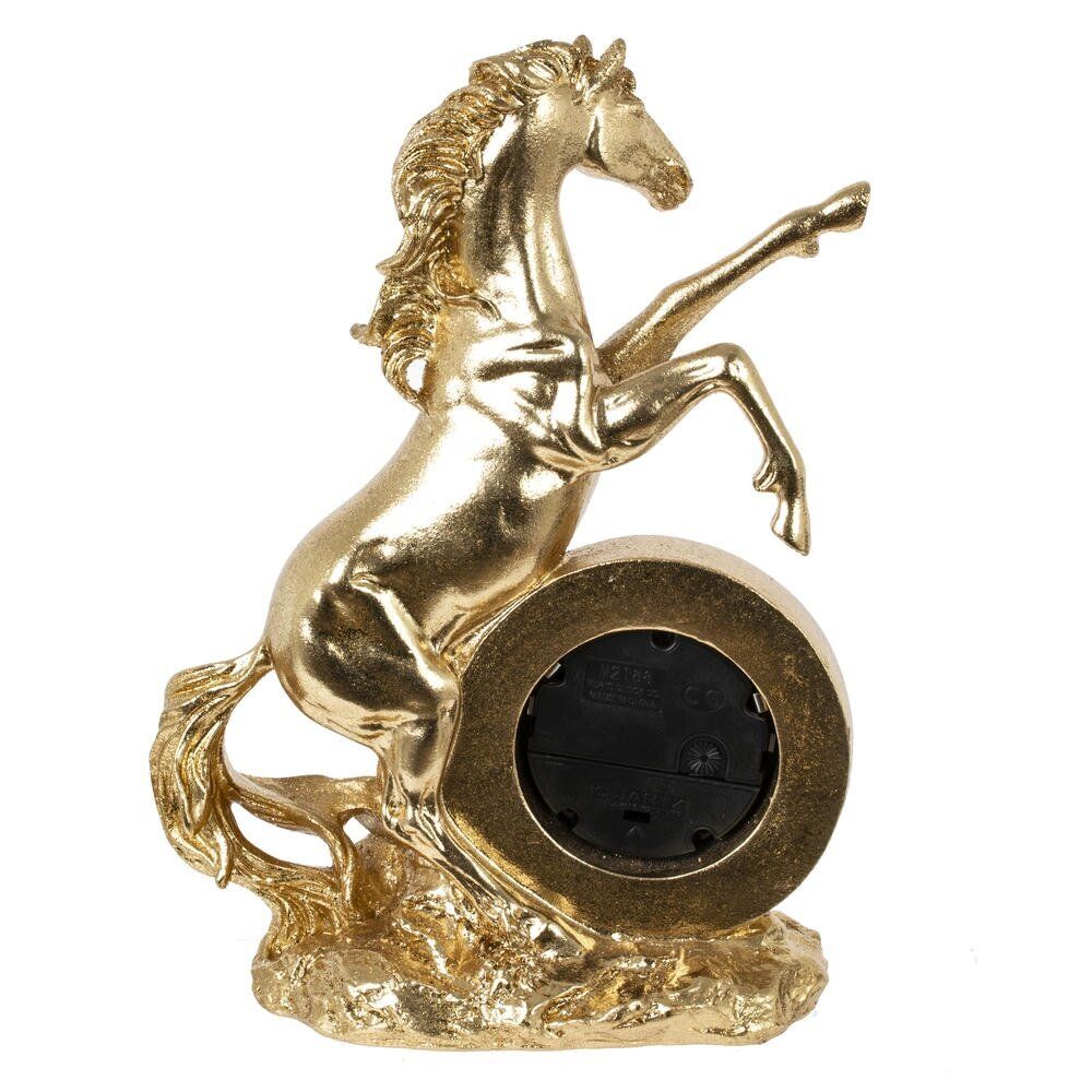 GAEM Фигурка декоративная "Лошадь" с часами (AAAx1 н/п), L16 W7,5 H23 см