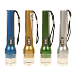 Фонарик пластиковый брелок 12 см, 4 цвета микс, с-30978